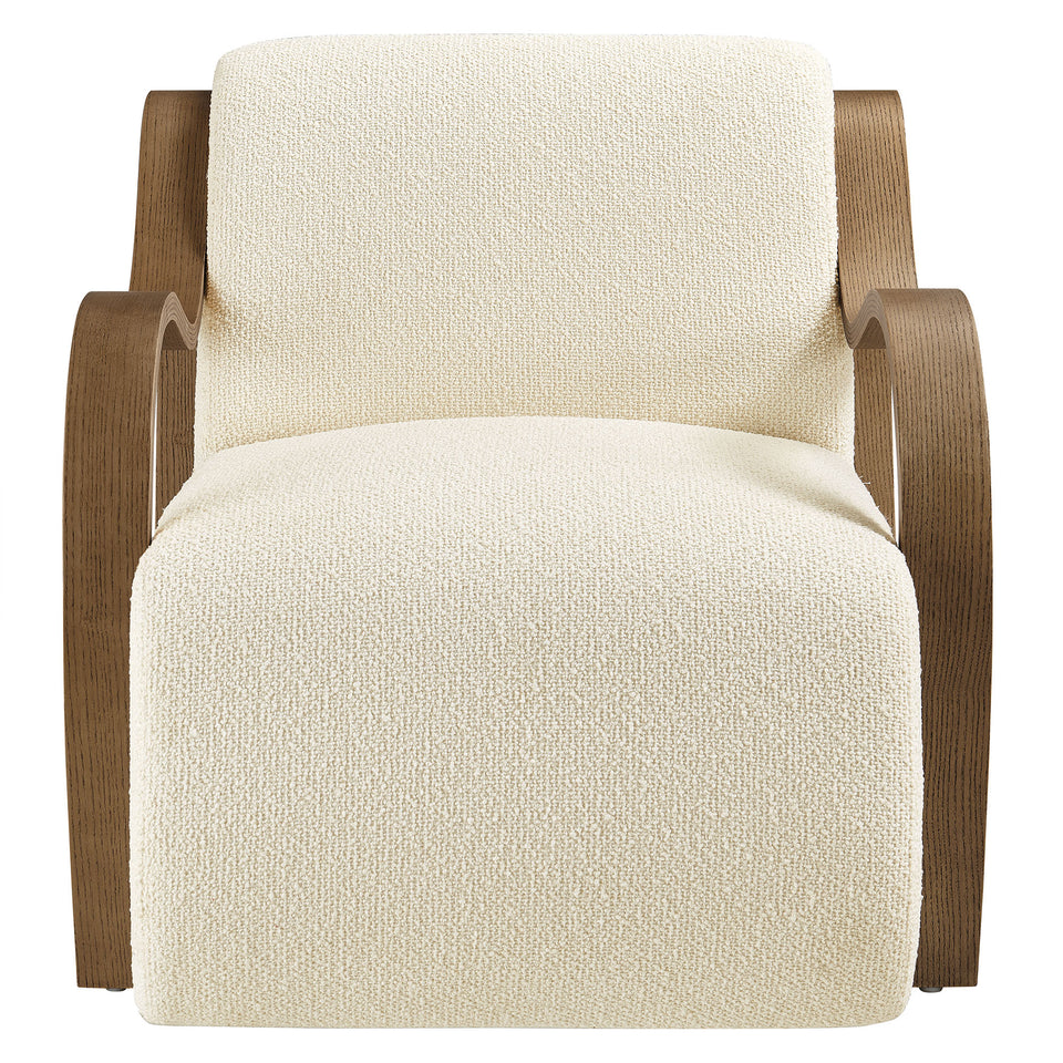 Atrium Lattice Boucle Accent Armchair by Modway