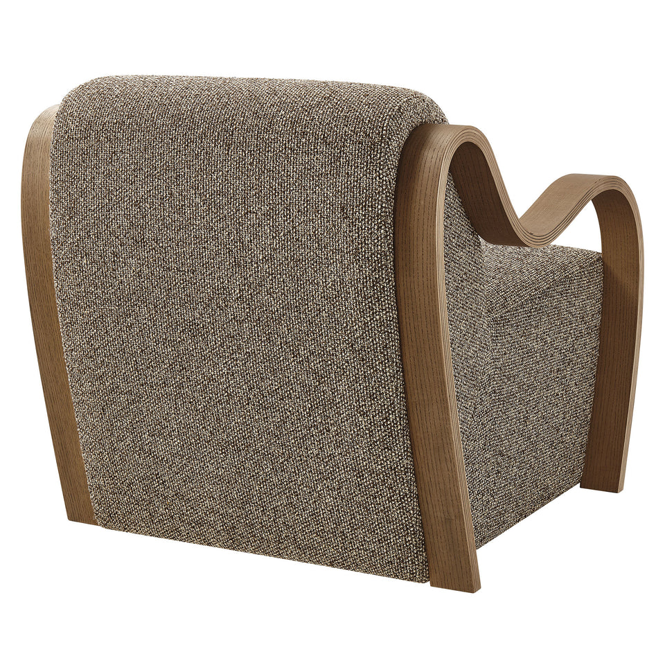 Atrium Lattice Boucle Accent Armchair by Modway