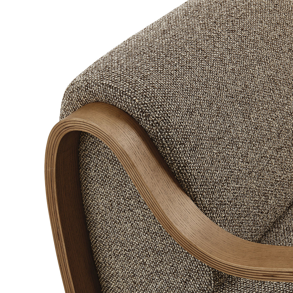Atrium Lattice Boucle Accent Armchair by Modway