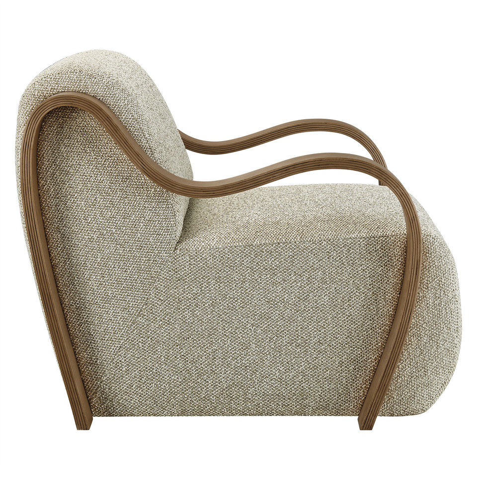 Atrium Lattice Boucle Accent Armchair by Modway