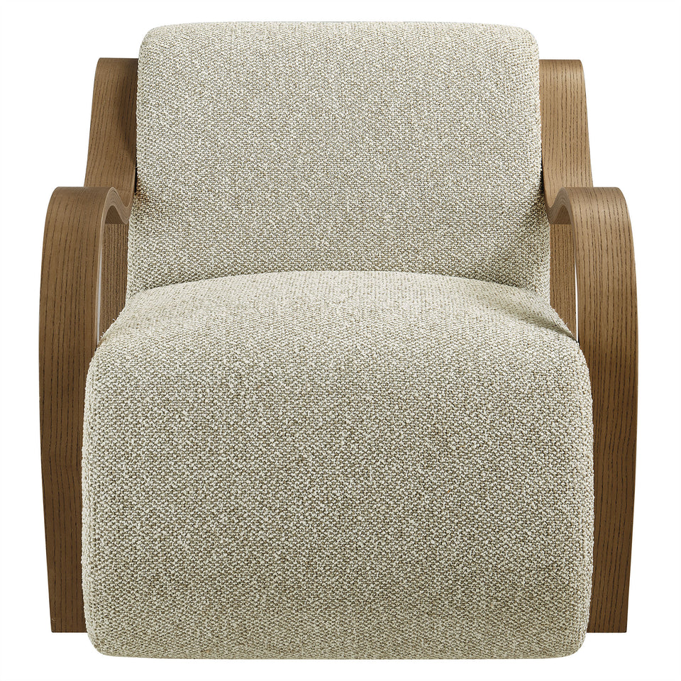Atrium Lattice Boucle Accent Armchair by Modway