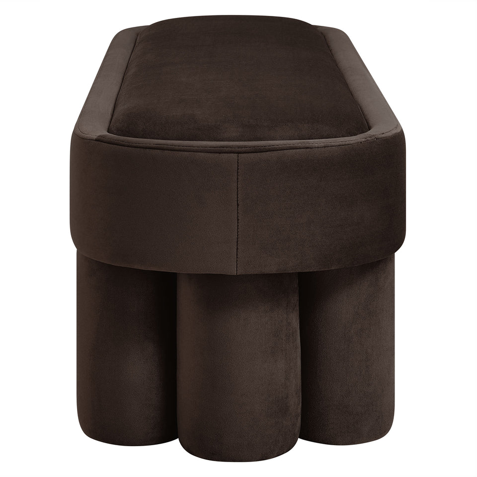 Mossi Oval Performance Velvet Accent Bench by Modway