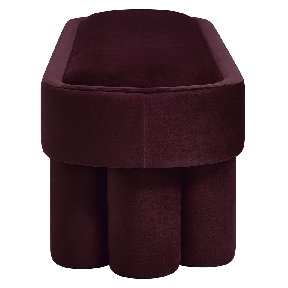 Mossi Oval Performance Velvet Accent Bench by Modway