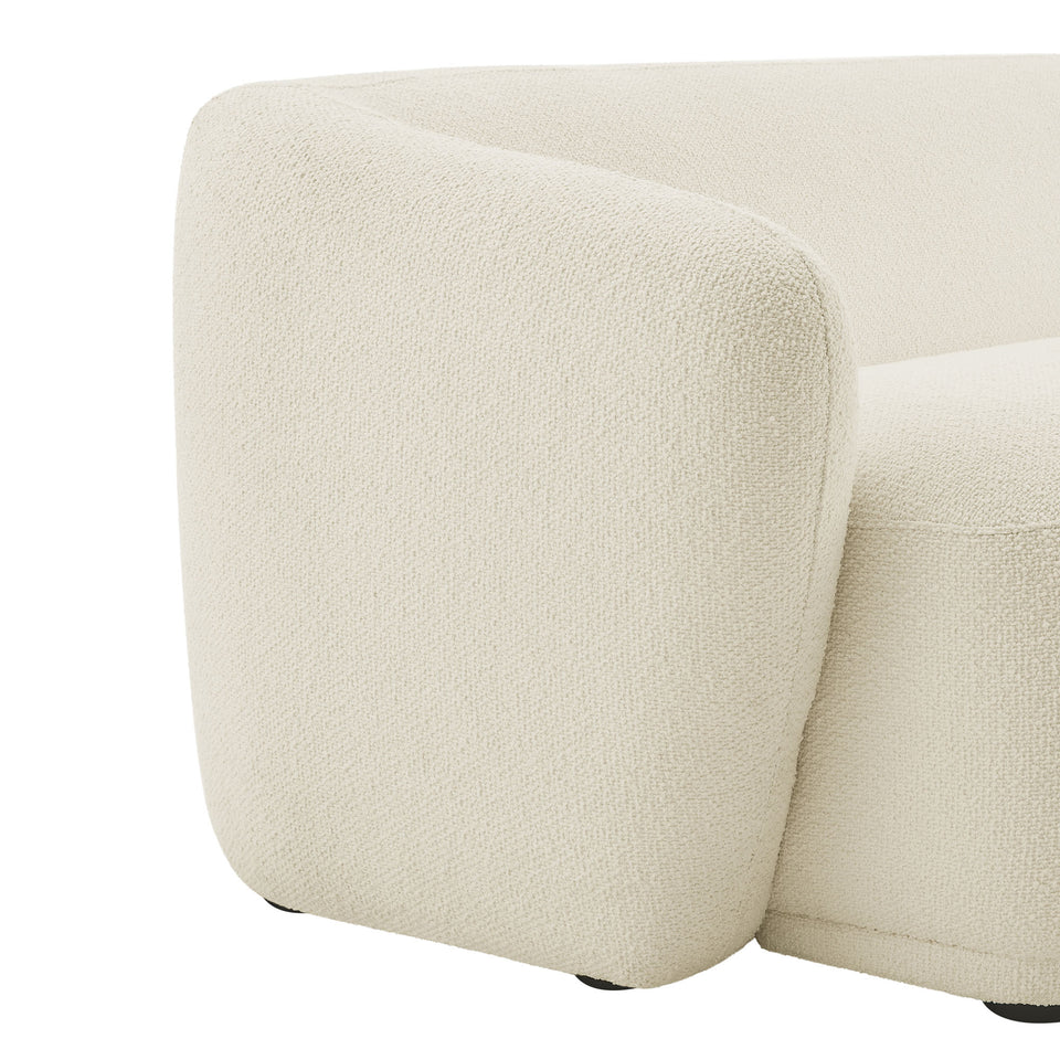 Monica 88 Inch Boucle Fabric Sofa by Modway