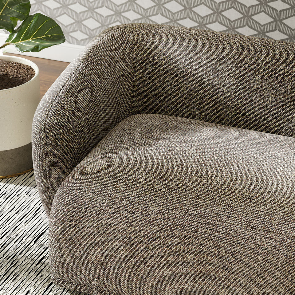 Monica 88 Inch Boucle Fabric Sofa by Modway
