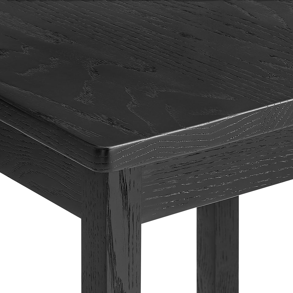 Jax Oak Wood Dining Chair With Wavy Razor Back by Modway