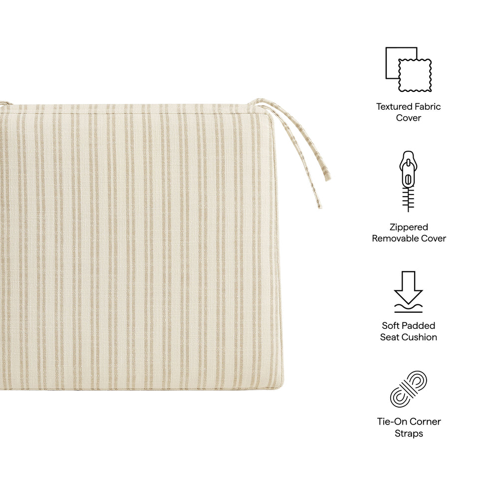 Jax Fabric Dining Chair Seat Cushion by Modway