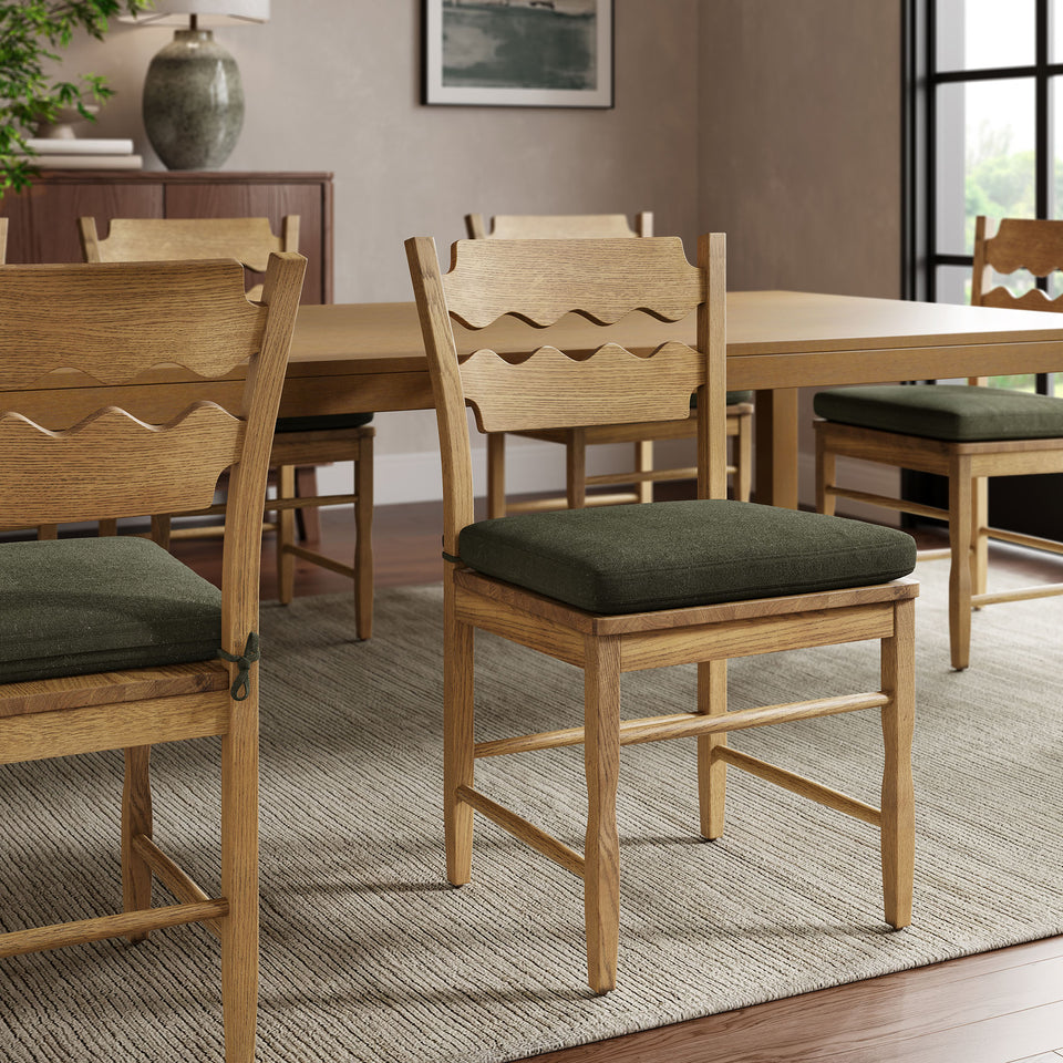 Jax Fabric Dining Chair Seat Cushion by Modway