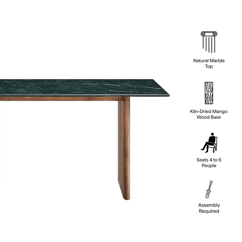 Amistad 60 Inch Marble Dining Table by Modway