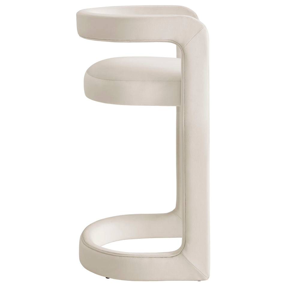 Winslow Performance Velvet Bar Stool Set of 2 by Modway