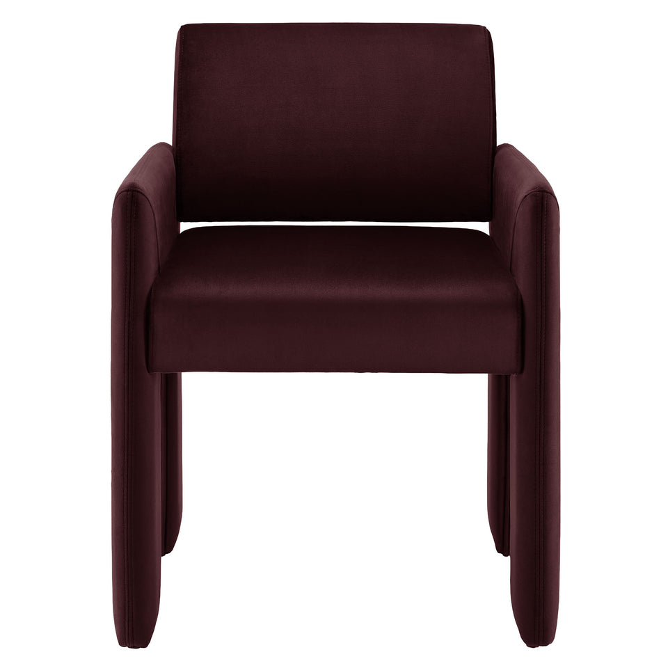 Daven Stain-Resistant Performance Velvet Dining Armchair by Modway
