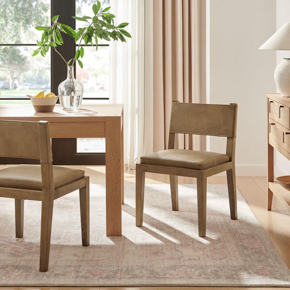 Calder Vegan Leather Dining Side Chair by Modway