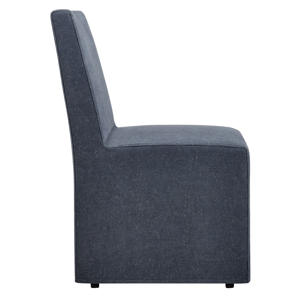 Tessera Upholstered Linen-Blend Slipcovered Dining Chair by Modway