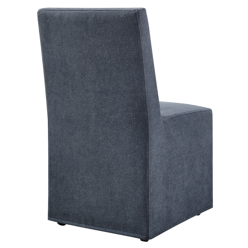 Tessera Upholstered Linen-Blend Slipcovered Dining Chair by Modway