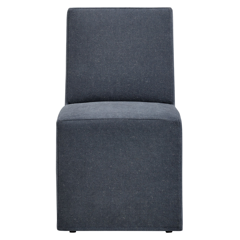 Tessera Upholstered Linen-Blend Slipcovered Dining Chair by Modway