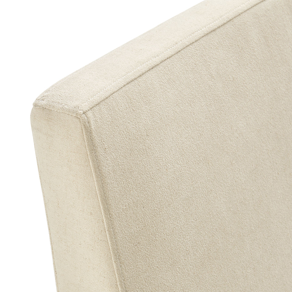 Tessera Upholstered Linen-Blend Slipcovered Dining Chair by Modway