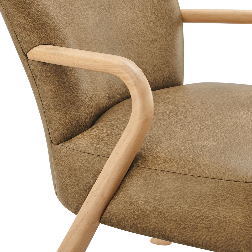 Arden Faux Leather Upholstered Accent Armchair by Modway