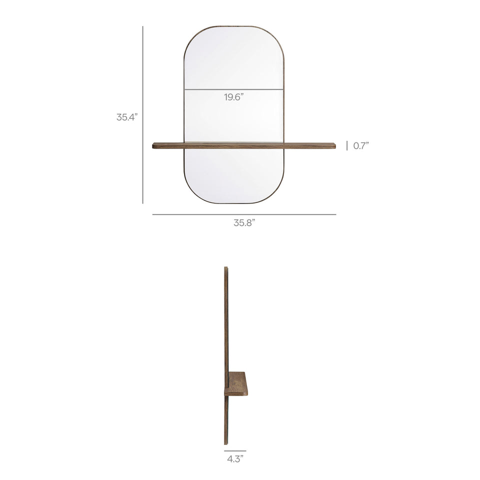 Solstice Large Oval Mirror by Modway