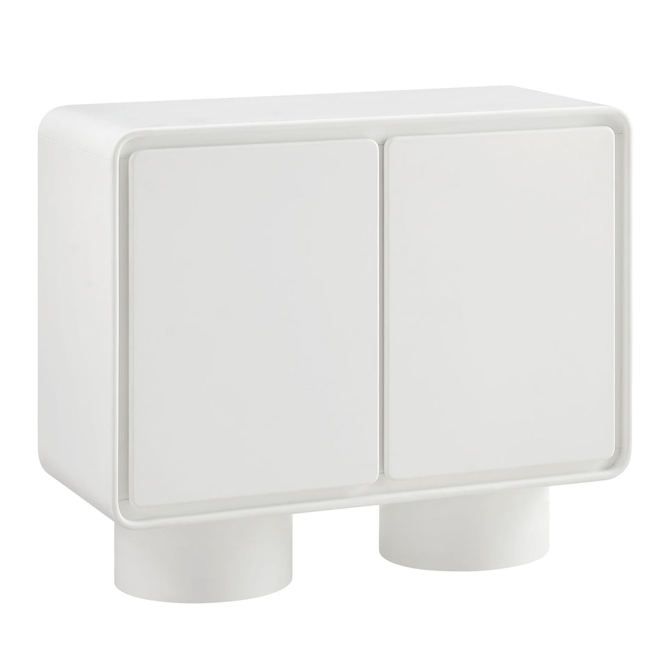 Lumo 2-Door Curved Wood Accent Cabinet by Modway