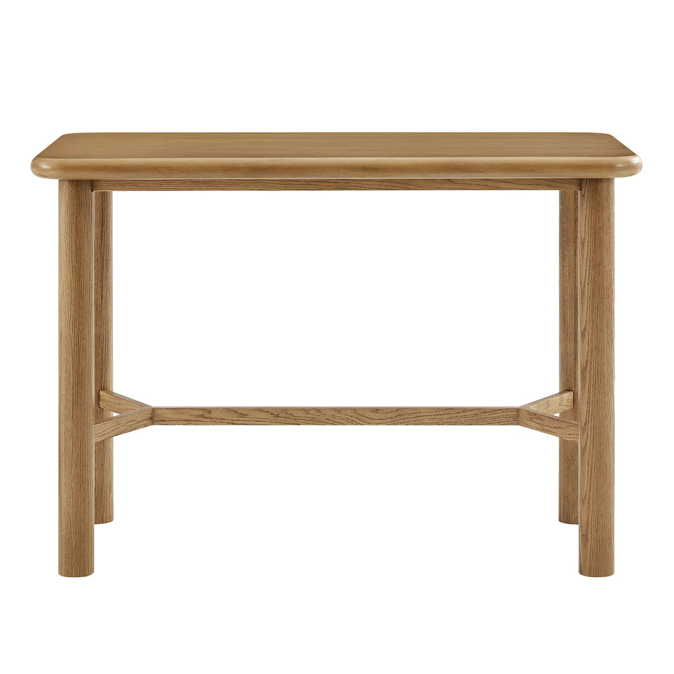Alvia Rectangular 60" Oak Wood Bar Table by Modway