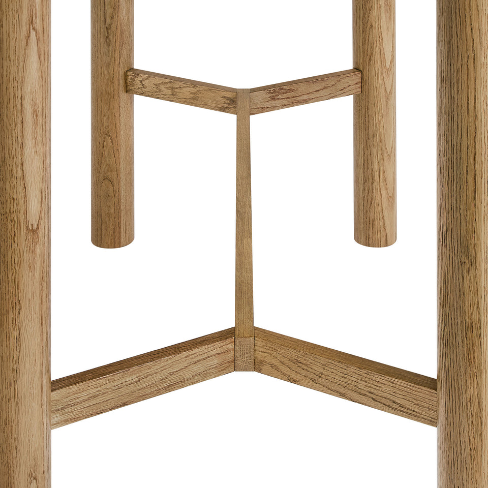 Alvia Rectangular 60" Oak Wood Bar Table by Modway