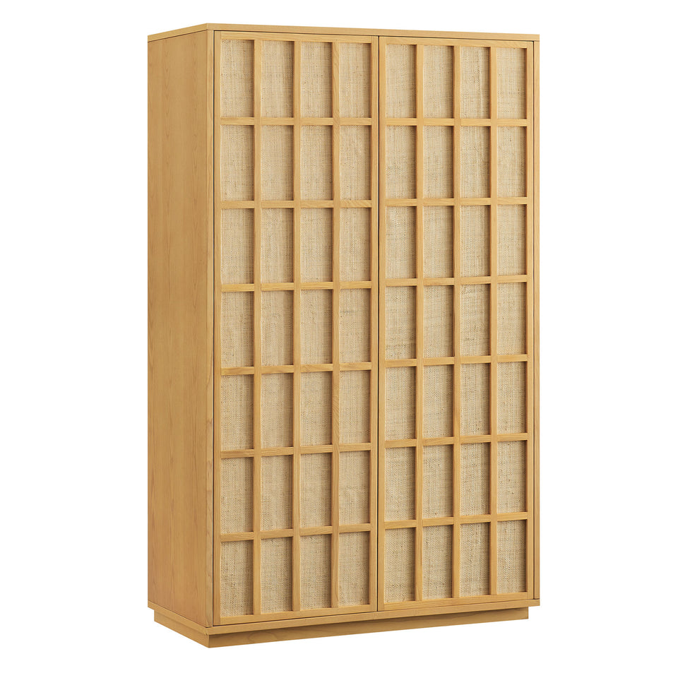 Aiko 64 Inch Tall Japandi Storage Cabinet by Modway