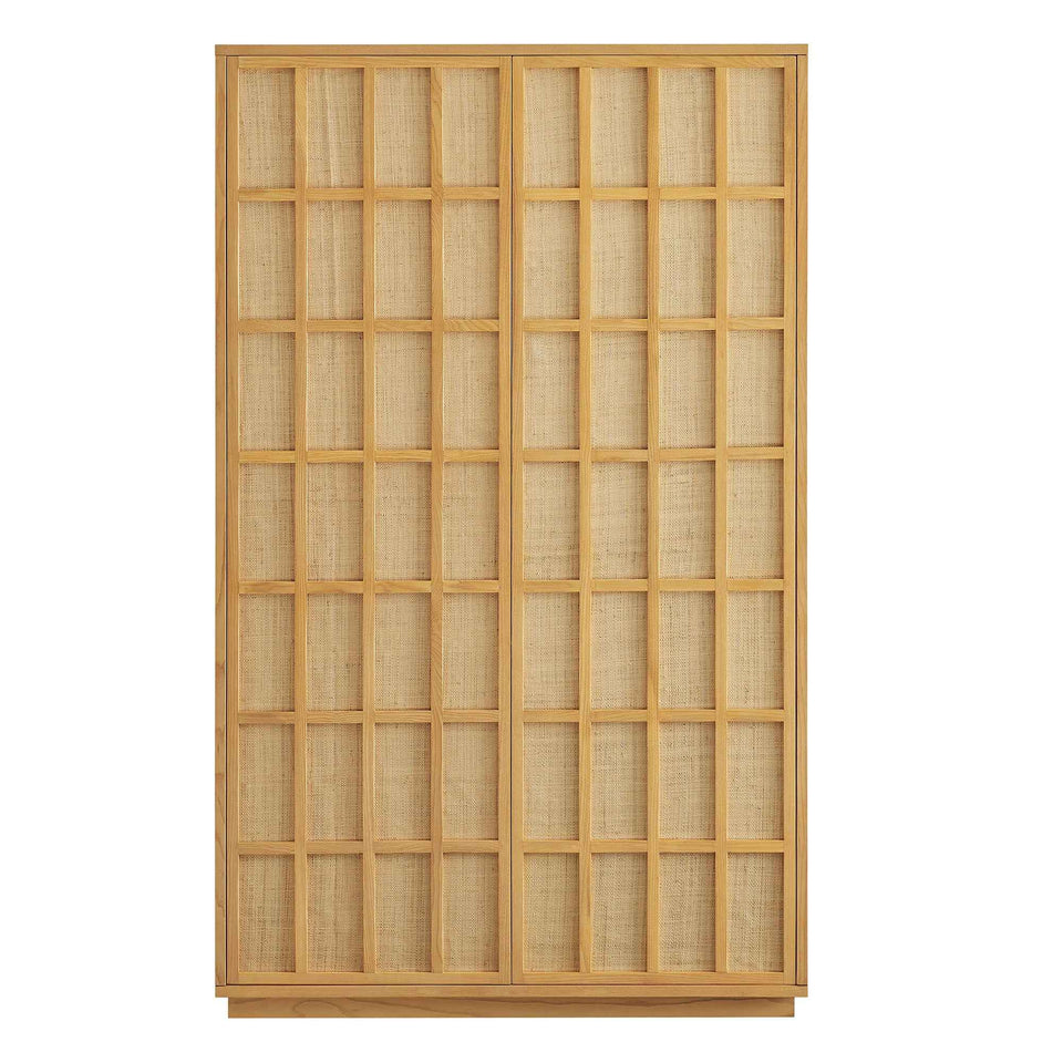 Aiko 64 Inch Tall Japandi Storage Cabinet by Modway