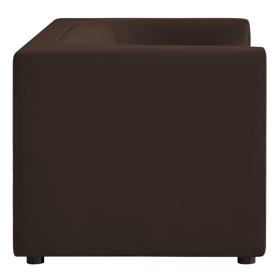 Hilda 67" Curved Back Performance Velvet Loveseat by Modway