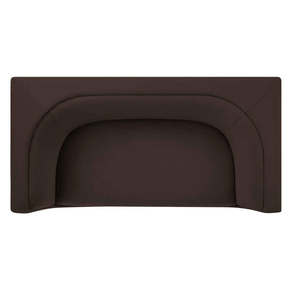Hilda 67" Curved Back Performance Velvet Loveseat by Modway