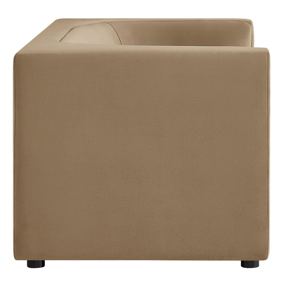 Hilda 67" Curved Back Performance Velvet Loveseat by Modway