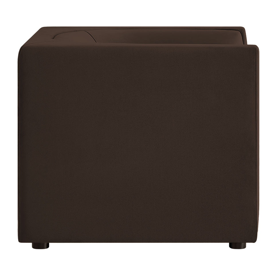 Hilda Curved Back Performance Velvet Armchair by Modway