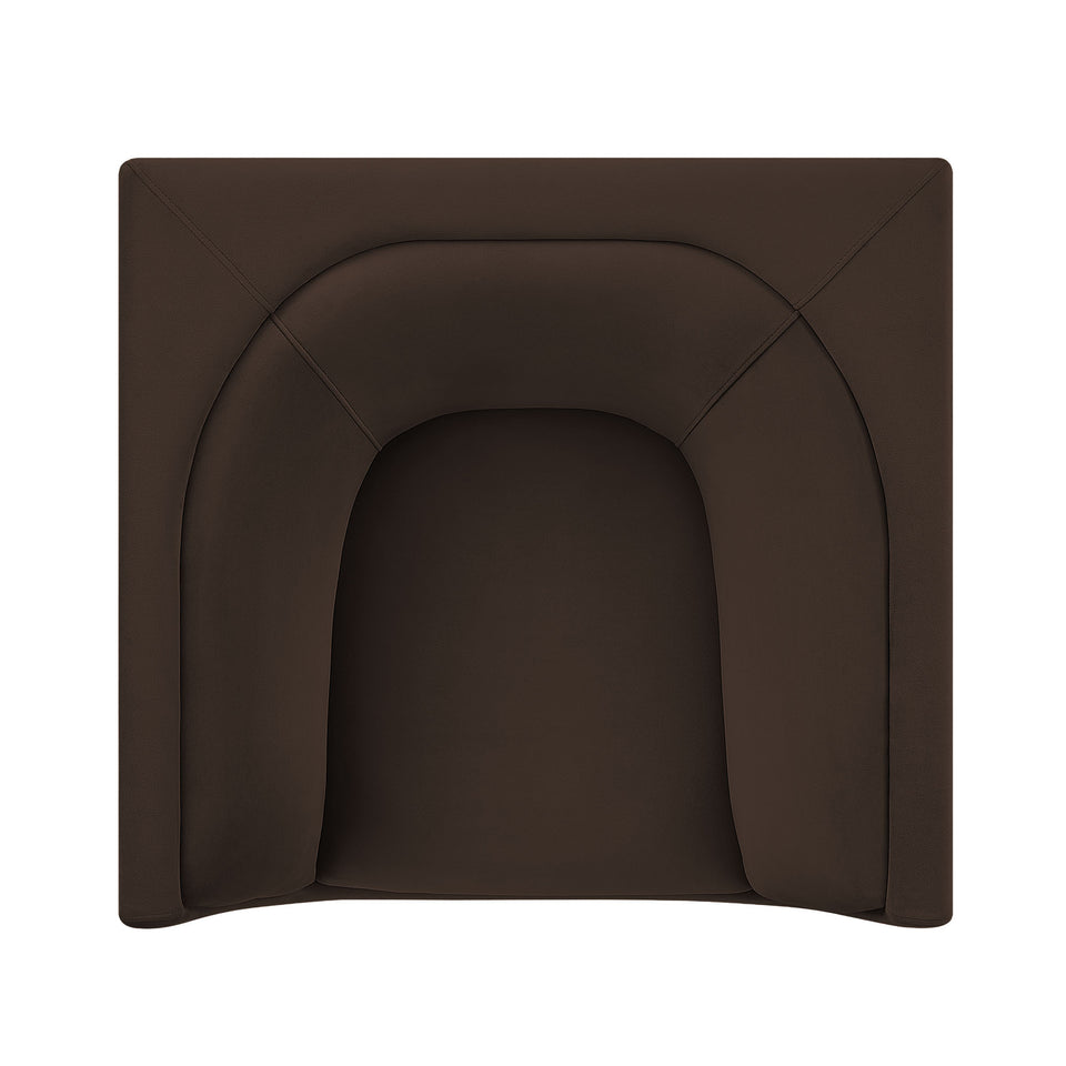 Hilda Curved Back Performance Velvet Armchair by Modway