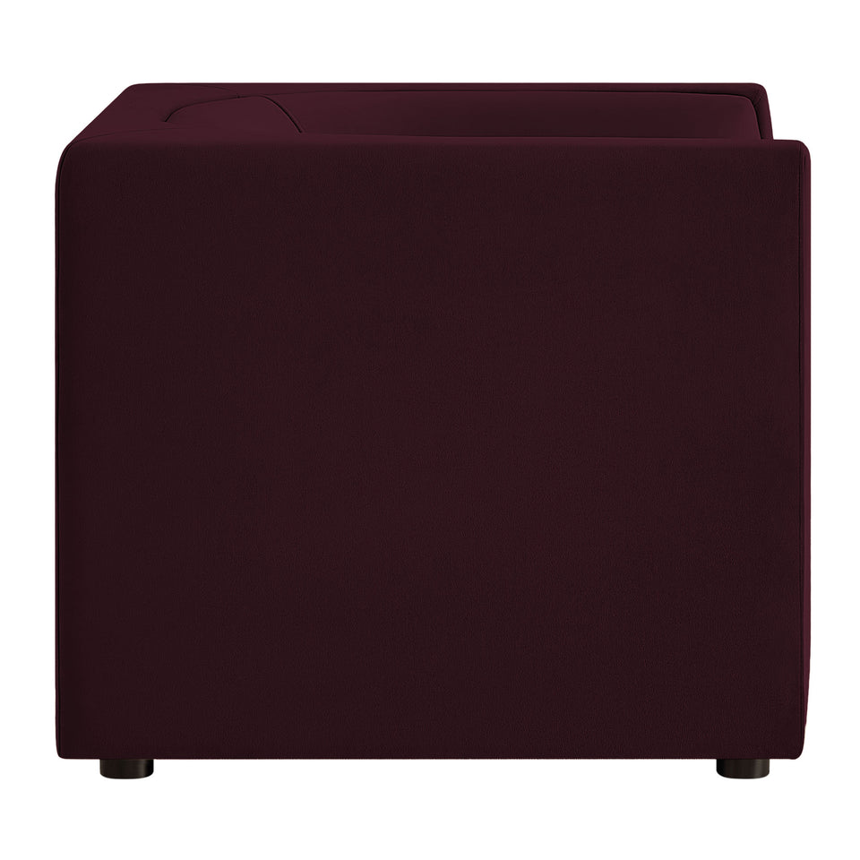 Hilda Curved Back Performance Velvet Armchair by Modway