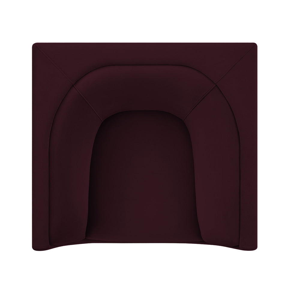 Hilda Curved Back Performance Velvet Armchair by Modway