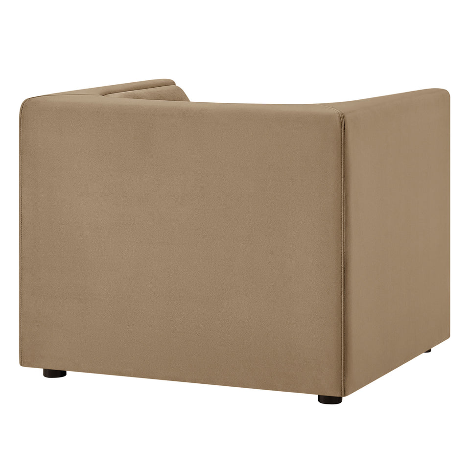 Hilda Curved Back Performance Velvet Armchair by Modway
