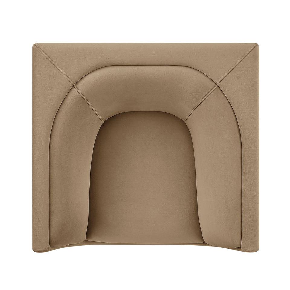Hilda Curved Back Performance Velvet Armchair by Modway