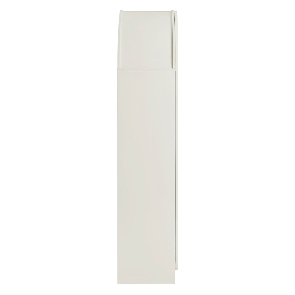 Dahlia 78 Inch Fluted and Scalloped Arched Storage Cabinet by Modway