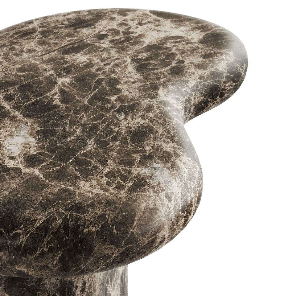 Elowen Outdoor Patio Faux Marble Side Table by Modway