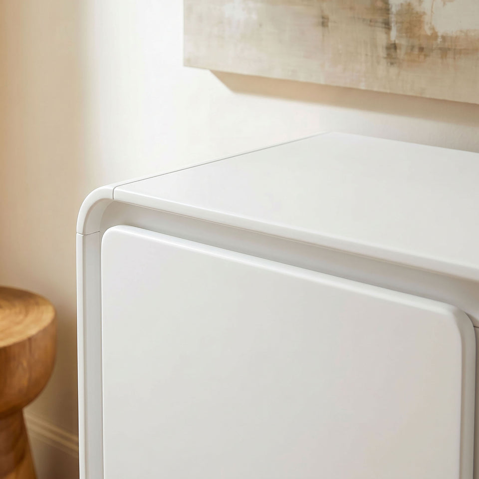 Lumo 3-Door Curved Wood Accent Cabinet by Modway