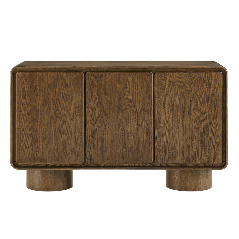 Lumo 3-Door Curved Wood Accent Cabinet by Modway