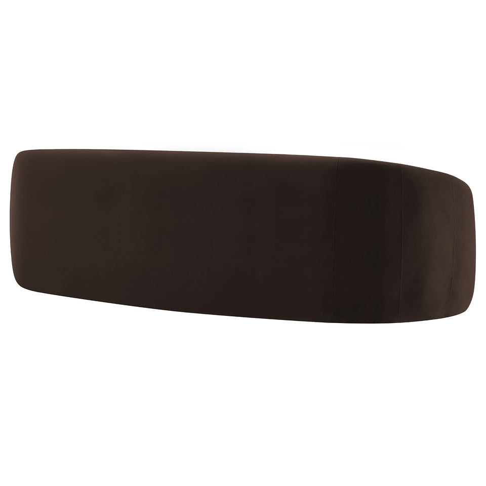 Contessa Curved Performance Velvet Sofa by Modway