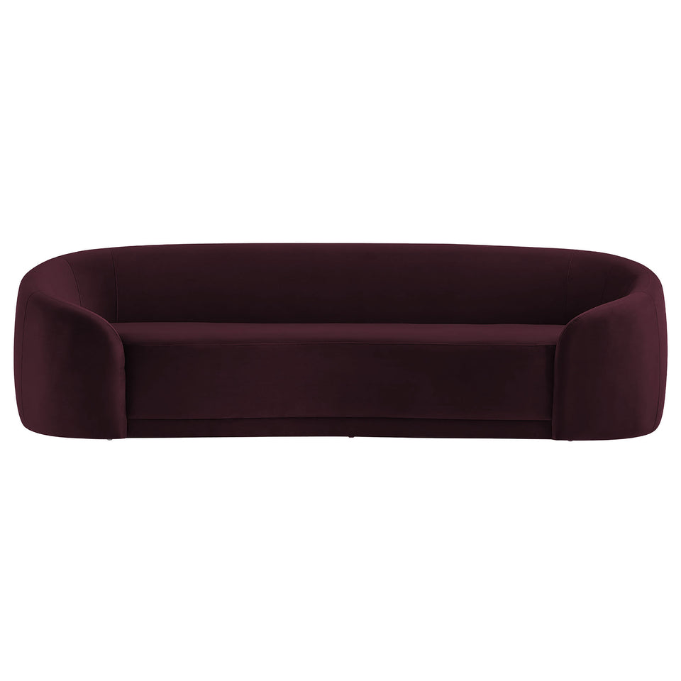 Contessa Curved Performance Velvet Sofa by Modway