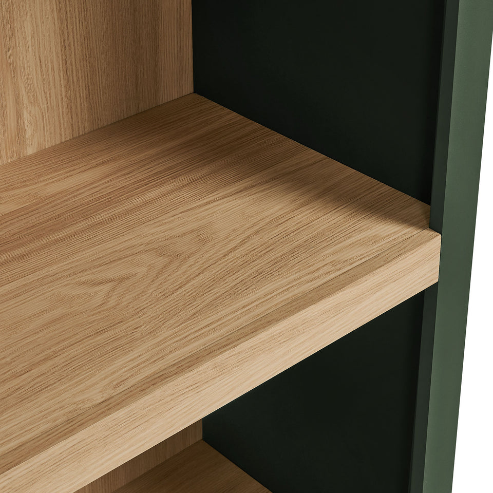 Caleb 4 Arched Display Shelf Bookcase by Modway