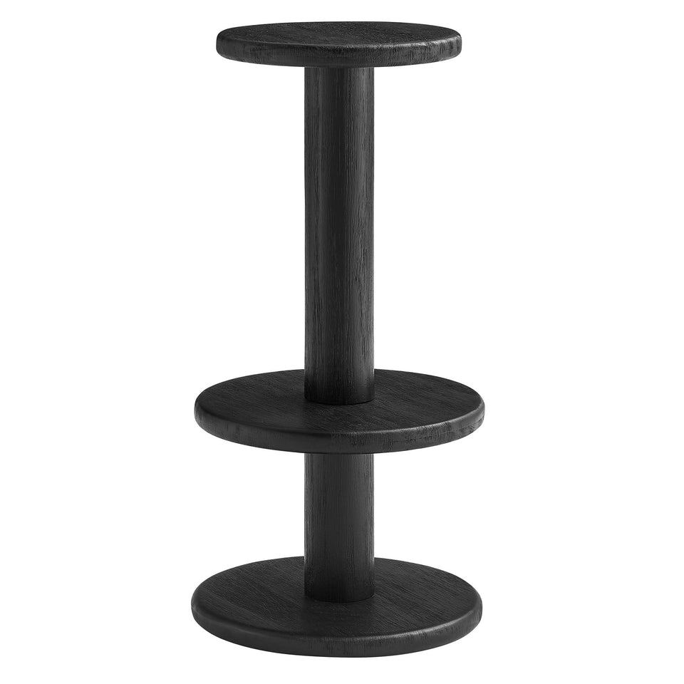 Neo 15 Inch Round Indoor - Outdoor Patio Wood Bar Stools by Modway