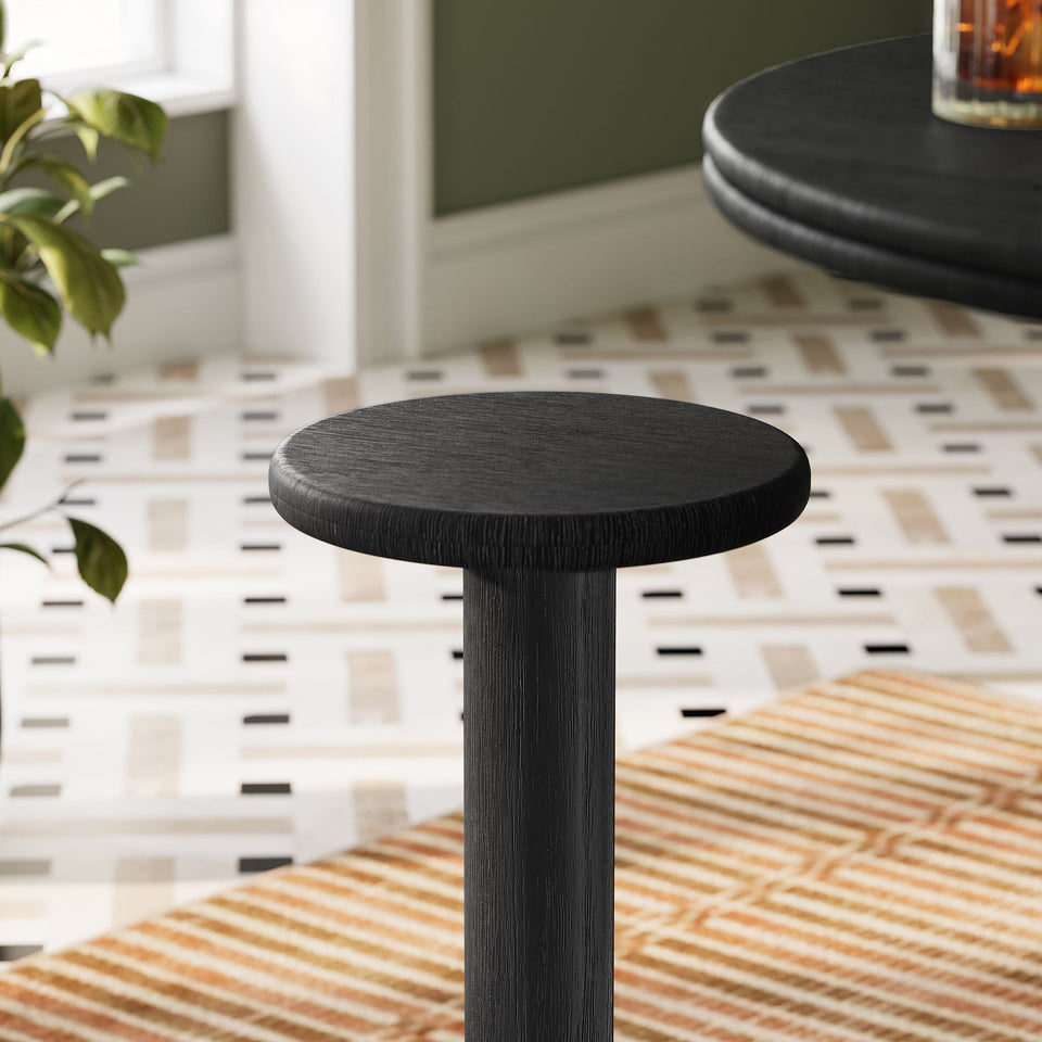 Neo 15 Inch Round Indoor - Outdoor Patio Wood Bar Stools by Modway