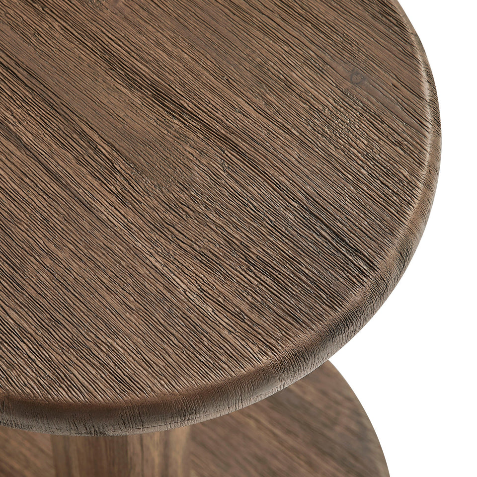 Neo 15 Inch Round Indoor - Outdoor Patio Wood Bar Stools by Modway