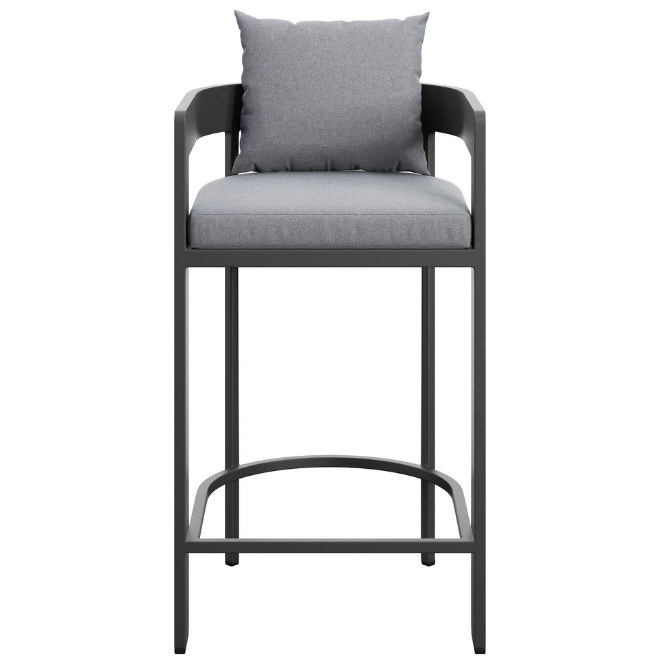 Tahoe Outdoor Patio Patio Aluminum Bar Chair by Modway