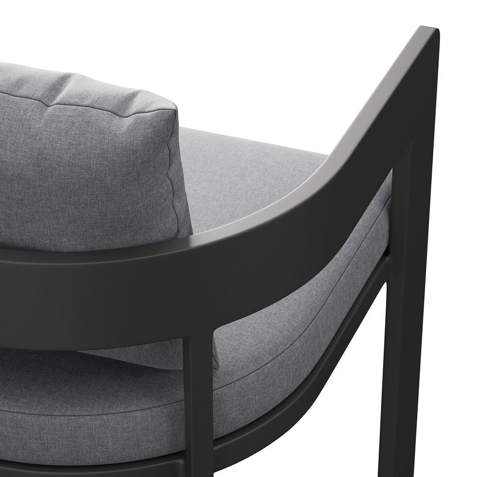 Tahoe Outdoor Patio Patio Aluminum Bar Chair by Modway