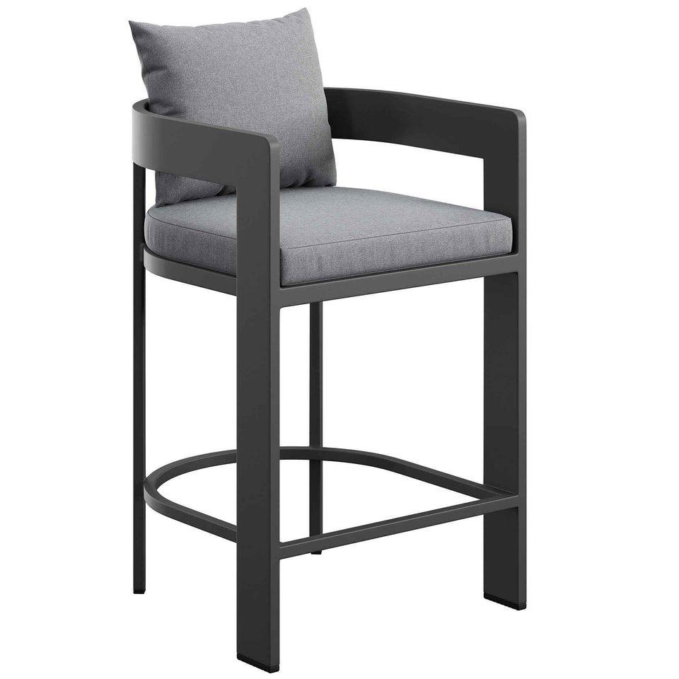 Tahoe Outdoor Patio Patio Aluminum Counter Stool by Modway