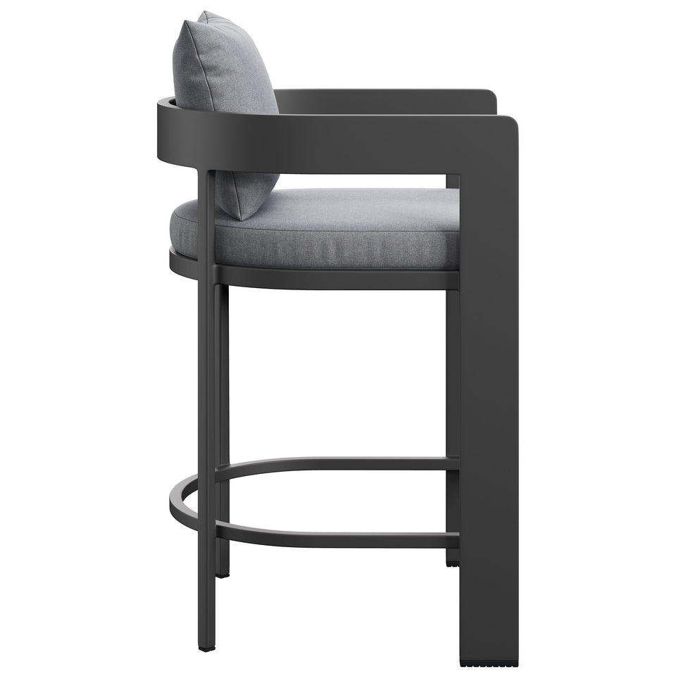 Tahoe Outdoor Patio Patio Aluminum Counter Stool by Modway